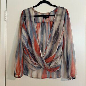 Multicolor Sheer Blouse